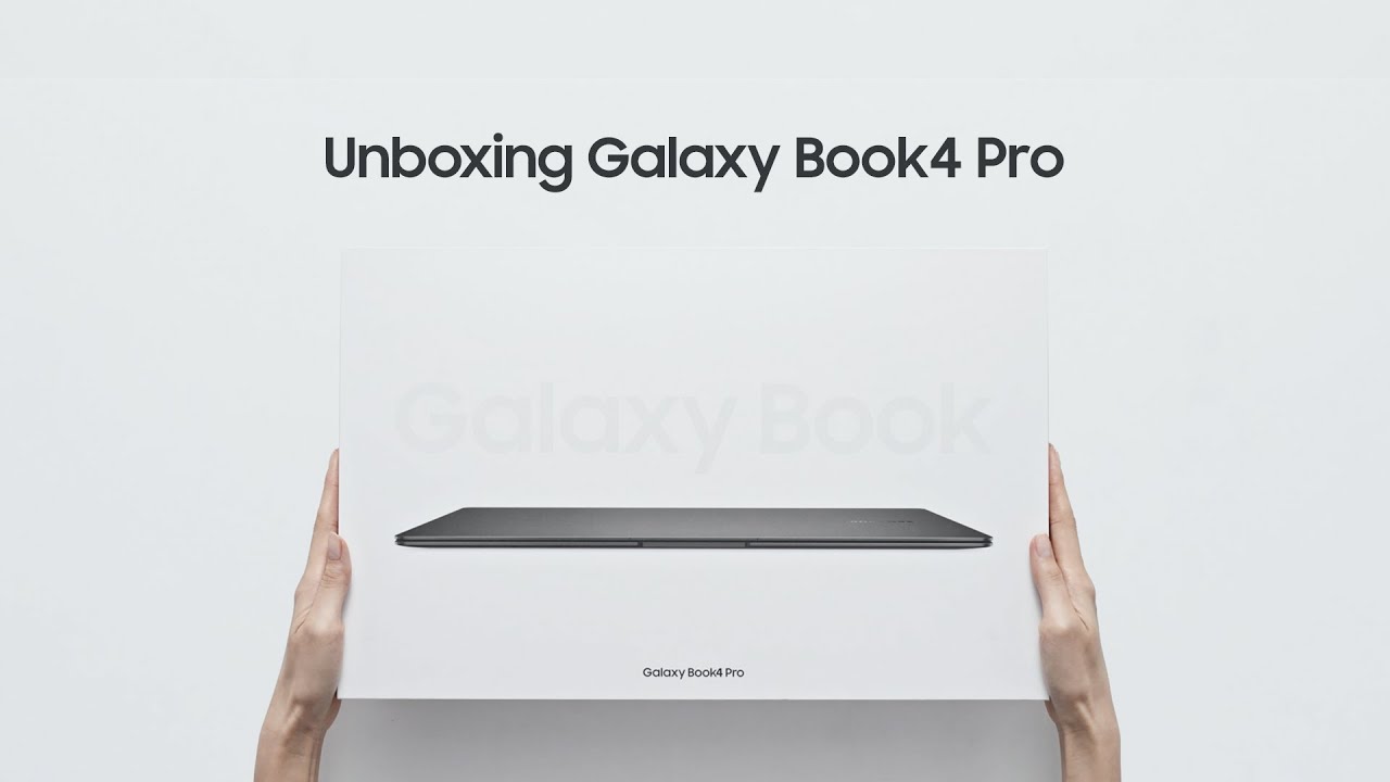 Galaxy Book4 Pro: Unboxing