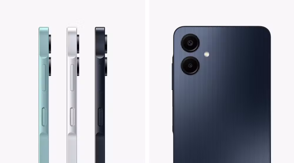 Samsung Galaxy A06 na cor azul