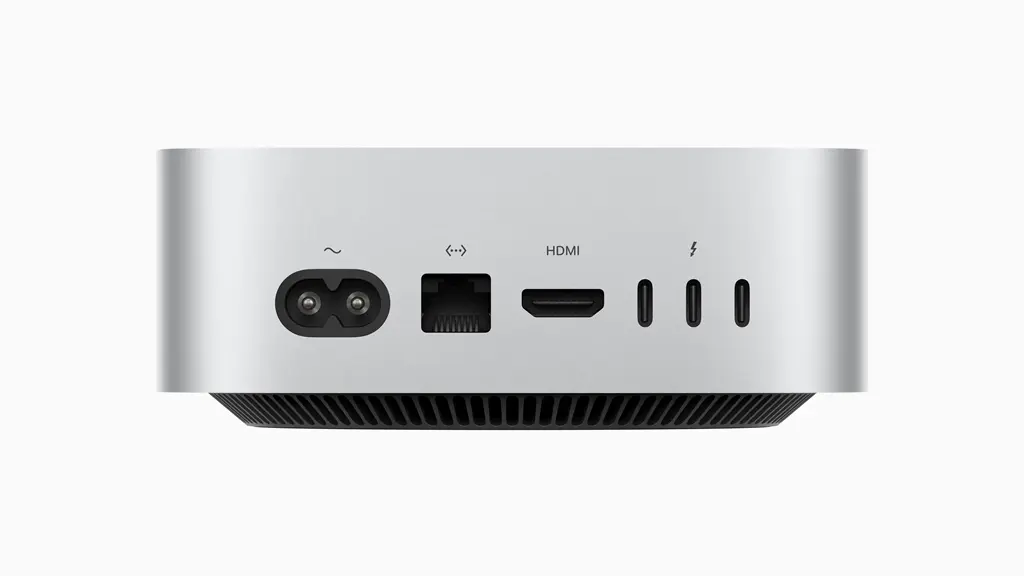 Conectividade do mac mini m4