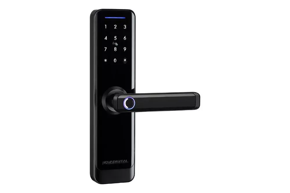 Fechadura eletrônica Digital Biométrica NovaDigital SL06 Tuya Smart Life