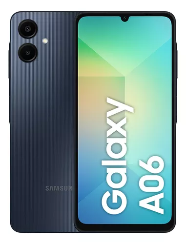 Samsung Galaxy A06 cor Azul escuro.