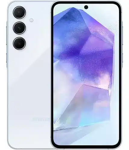 Smartfone Samsung A55 cor branco Top 5 Melhores Smartphones Samsung Galaxy A.