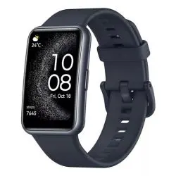Smartwatch Huawei Watch Fit 2 cor prata em um fundo branco. Smartwatch para Natação com GPS