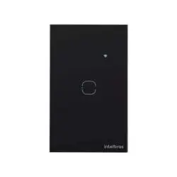 Interruptor Wifi Inteligente – Intelbras cor preto.