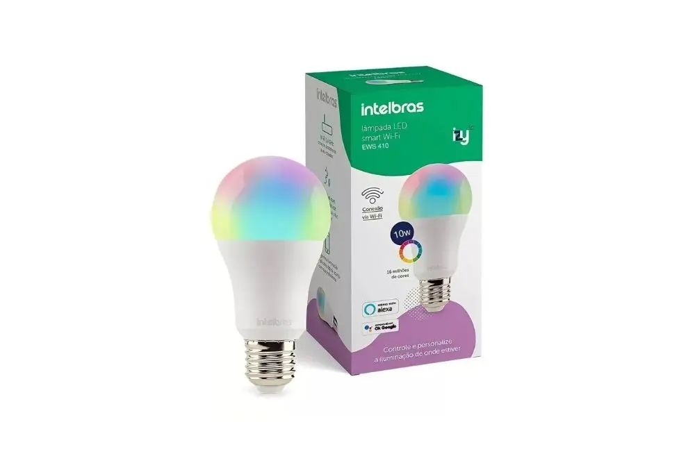 Lâmpada Smart EWS Wi-Fi – Intelbras