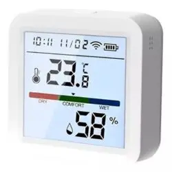 Sensor de Temperatura e Umidade Inteligente Google Alexa Hub – Tuya