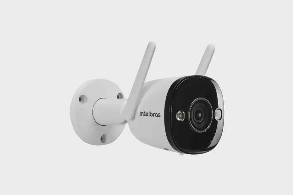 Câmera Wi-Fi Intelbras im5 cor branca.
Câmeras Wi-Fi Externas