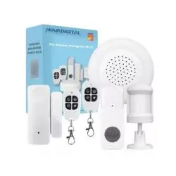 Alarme Inteligente Sensor Wifi Sem Fio Alexa App Novadigital