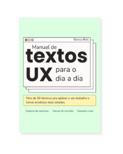 Banner com descrição Textos UX
