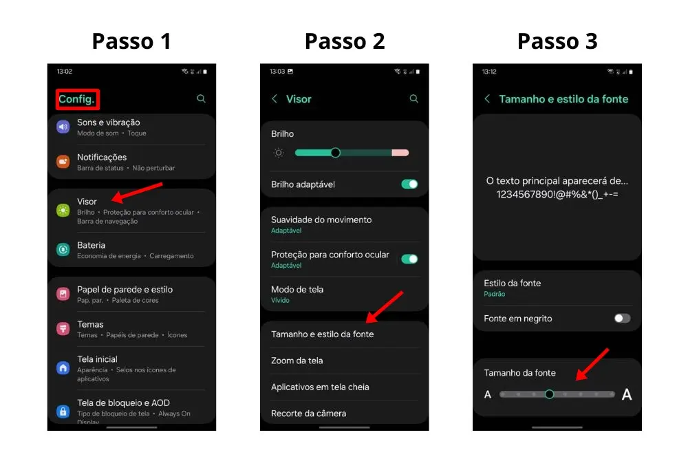 Como Ajustar o Tamanho da Tela do Android
