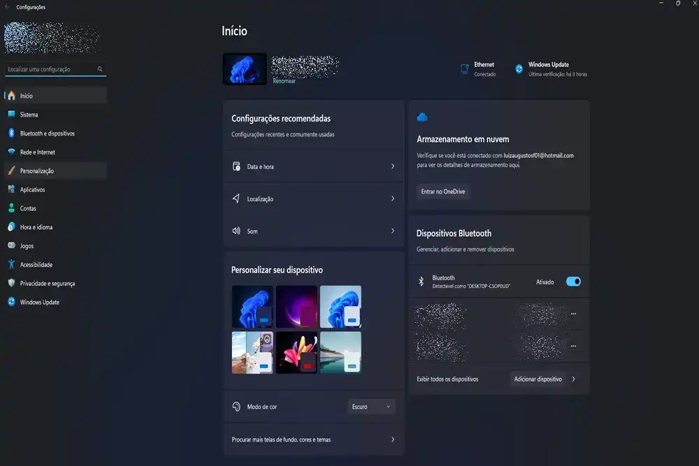 Configurações de inicialização -Como Desativar Programas que Iniciam com o Windows