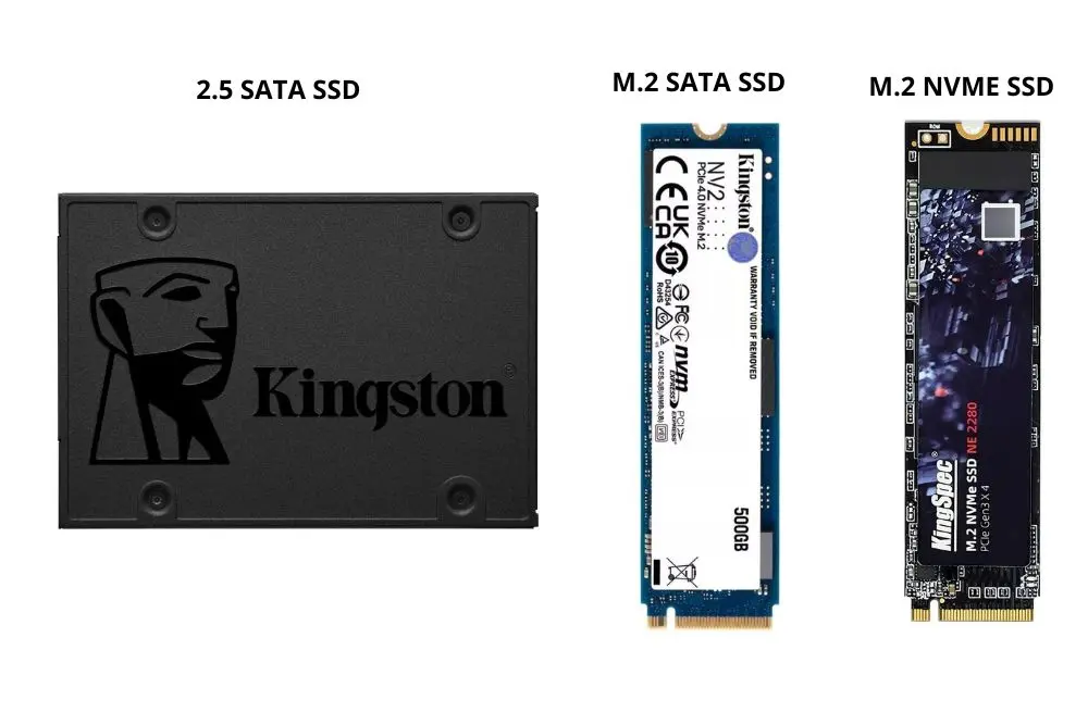 Tipos de ssds, SATA, M.2 e M.2 NVME