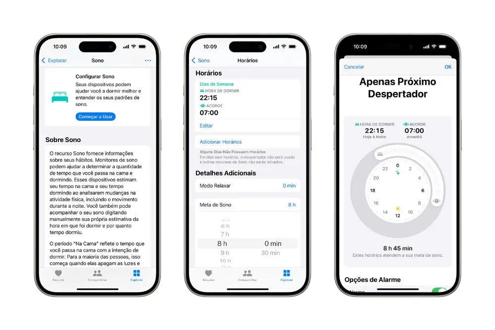 App monitoramento do sono Apple.
Como Dormir Melhor com o Apple Watch