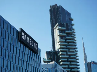 Fachada da empresa Samsung