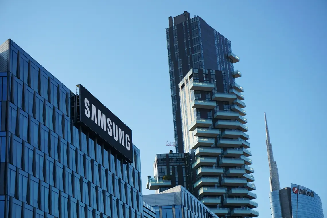 Fachada da empresa Samsung