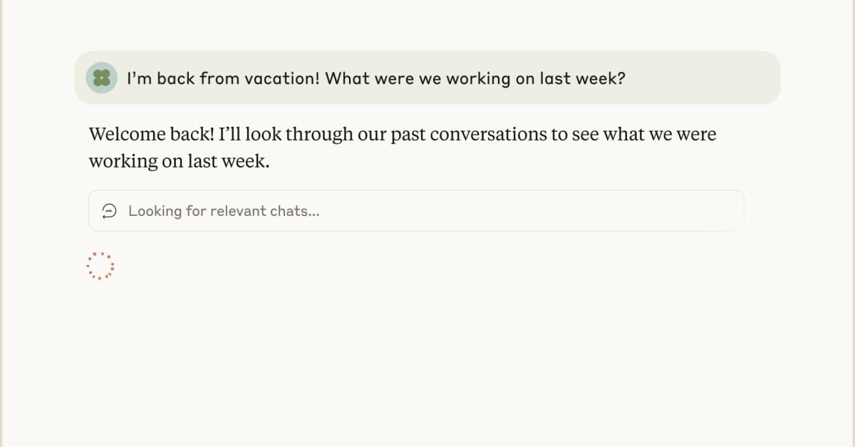 O chatbot Claude da Anthropic agora pode lembrar de suas conversas anteriores
