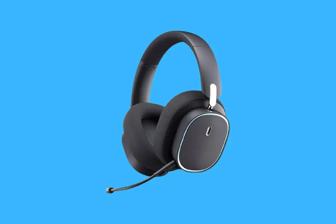 Headset Gamer custo-benefício em um fundo azul.