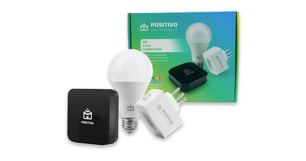Kit Casa Conectada Lite Positivo Casa Inteligente é bom?
