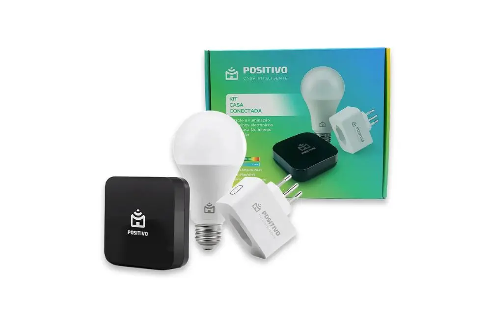 Kit Casa Conectada Lite Positivo Casa Inteligente é bom
