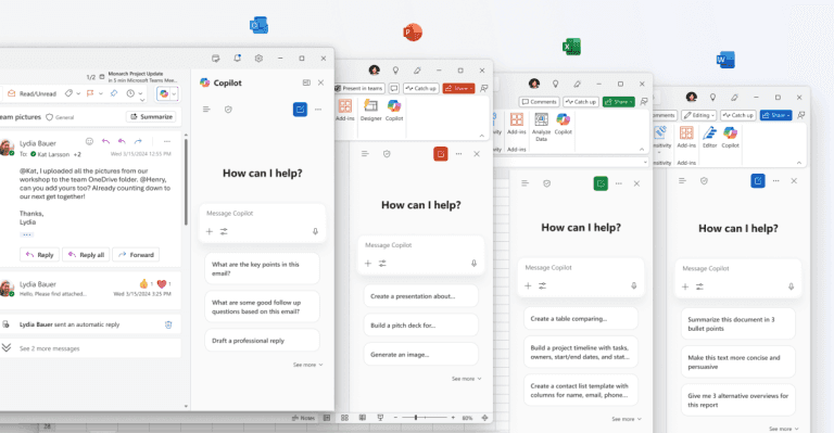 Microsoft Office ganha recursos gratuitos do Copilot Chat