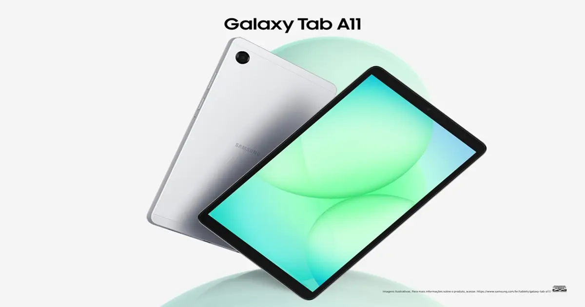 Galaxy tab a11 chega ao brasil com inteligência artificial