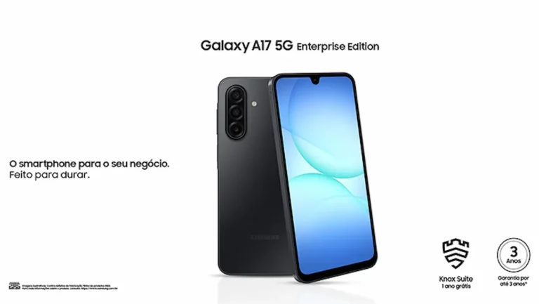 Novo galaxy a17 5g enterprise edition com ia e knox