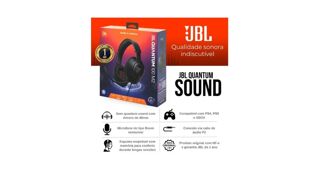 JBL Quantum 100 M2 é Bom