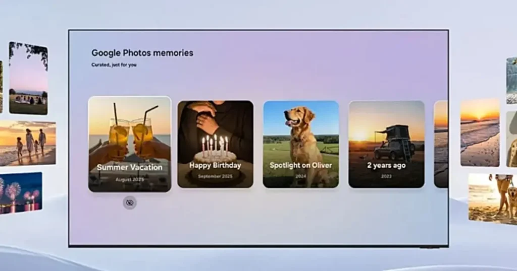 Google Fotos Chegará às TVs Samsung em 2026 com IA
