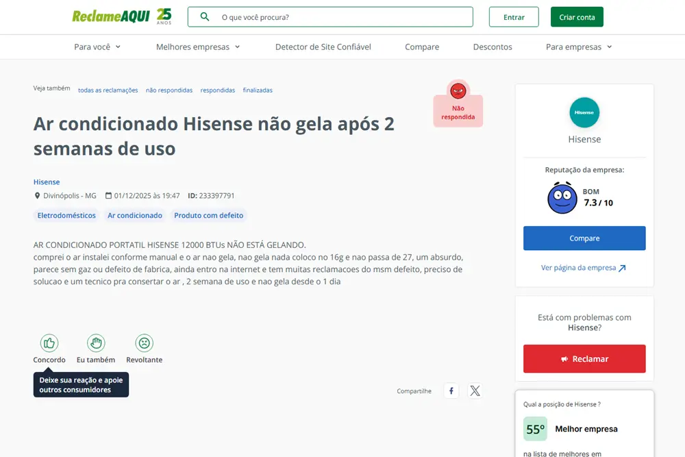 Piores Ar-Condicionados