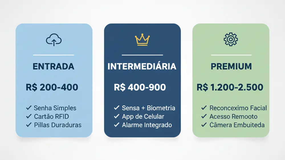 Como escolher fechadura digital para minha porta
