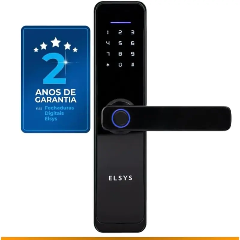 Fechadura Inteligente de Embutir Elsys De4000b