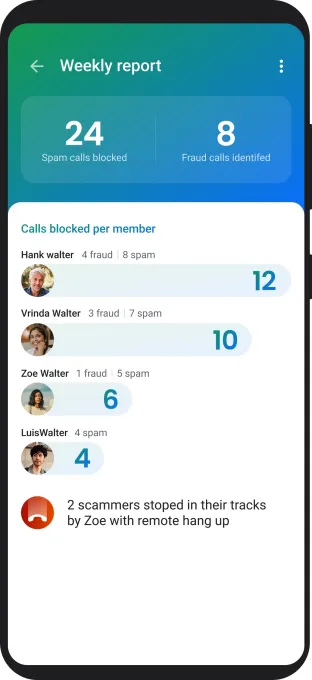 trucaller proteção familiar