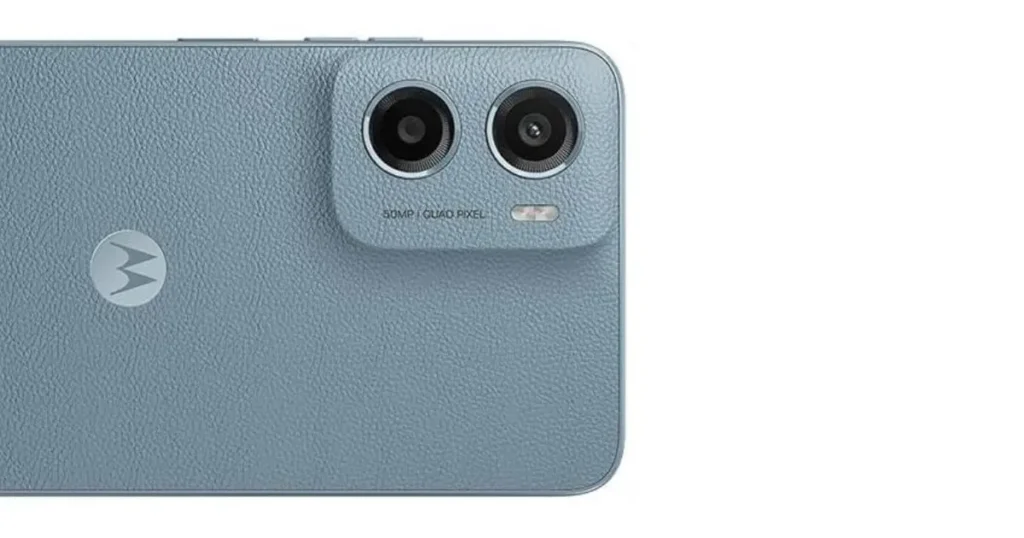 câmeras Motorola moto g05