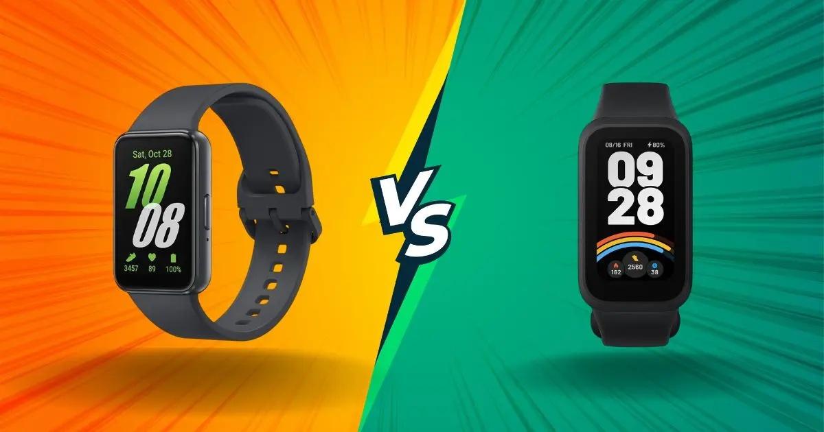 Galaxy Fit 3 vs Mi Band 9 Active