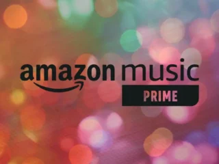 Logo Amazon Music Prime em um Fundo desfocado