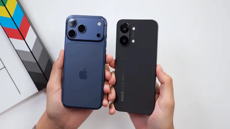 iPhone 17 Pro Max vs Poco X8 Pro Max
