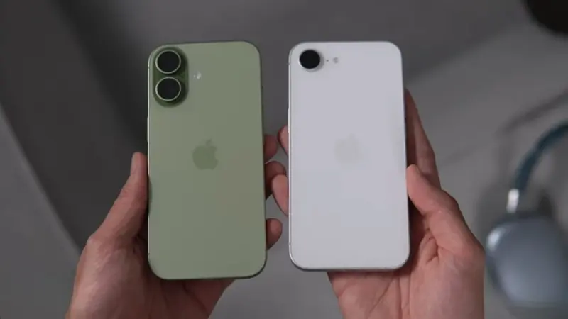 câmeras iPhone 17 vs. iPhone 17e