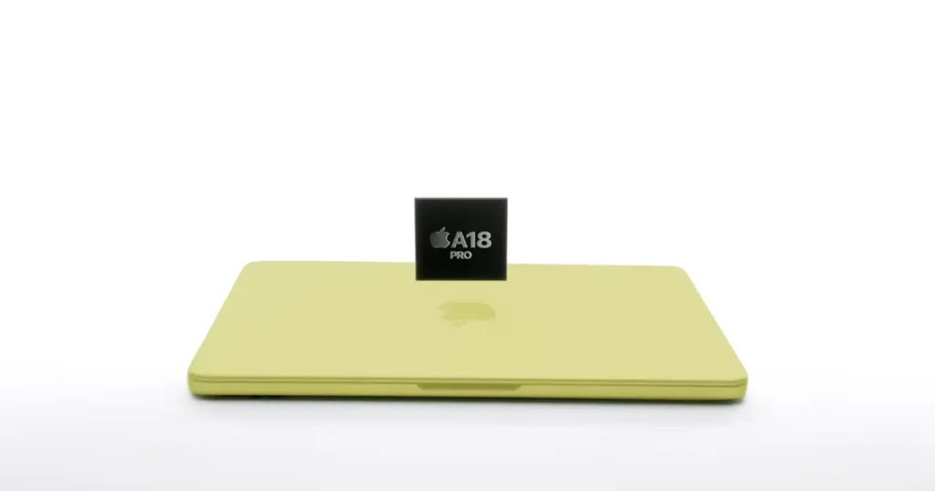 Macbook neo com seu chip A18 Pro