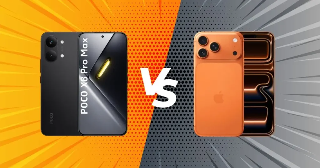 iPhone 17 Pro Max vs Poco X8 Pro Max