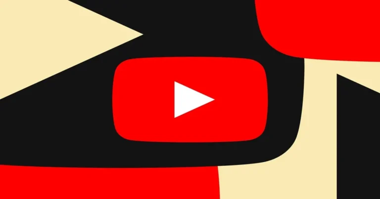 logo do youtube em um fundo abstrato.