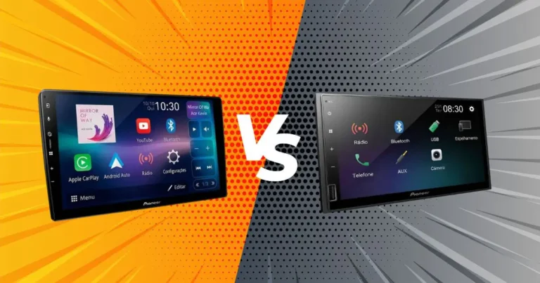 Central Multimídia Pioneer: DMH-AP6650BT vs 145BR 2026