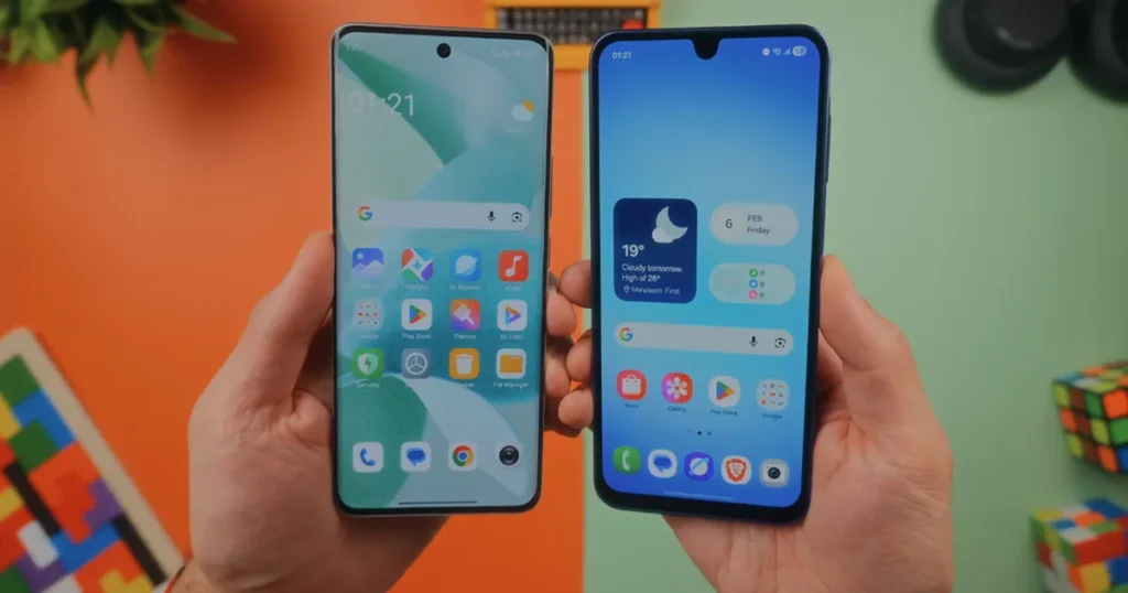 Galaxy A17 5G vs Redmi Note 15 5G: qual intermediário leva em 2026? 3 Galaxy A17 5G vs Redmi Note 15 5G