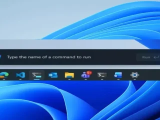 Microsoft testa menu Executar redesenhado do Windows 11 com modo escuro
