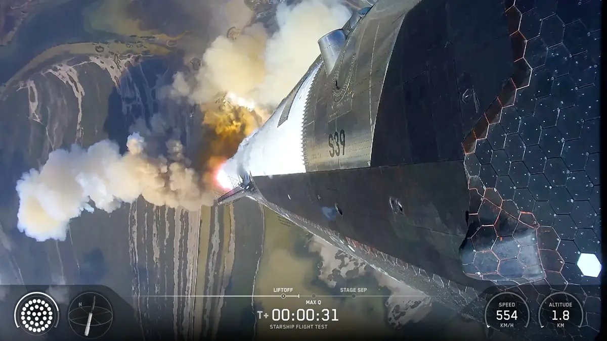 SpaceX lança nova Starship V3, mas foguete explode no retorno