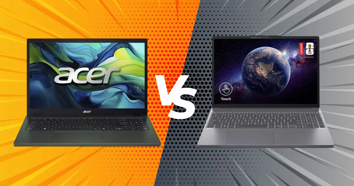 Acer Aspire Go 15 vs Lenovo ideapad slim 3