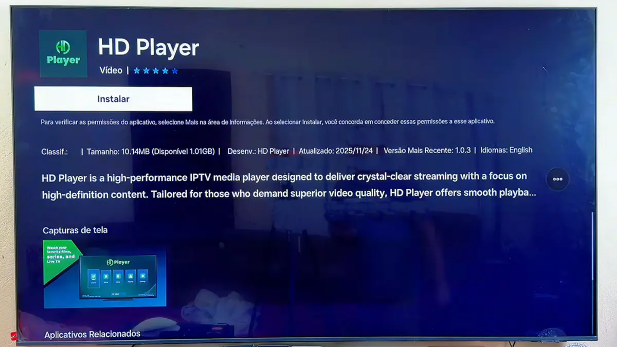 IPTV para Samsung TV