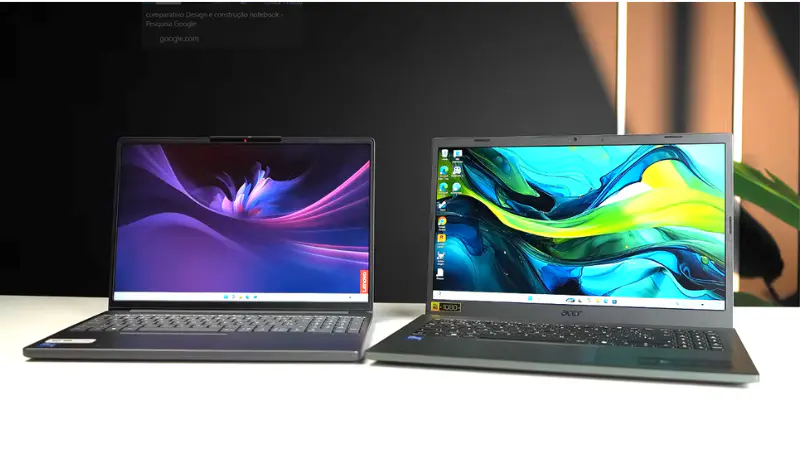 Acer Aspire Go 15 Vs Lenovo Ideapad Slim 3 - Tela e conforto visual: onde a diferença aparece