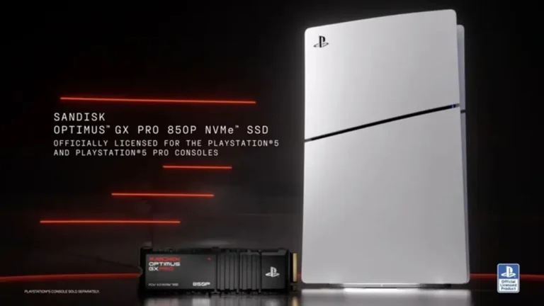 novo SSD da SanDisk para PS5