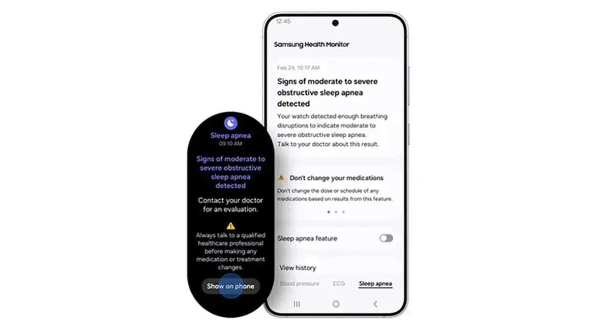 Seu Smartwatch Detecta Apneia do Sono? 2 imagem ilustrativa app samsung Seu Smartwatch Detecta Apneia do Sono