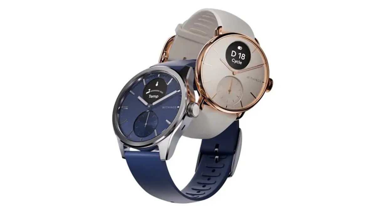 Seu Smartwatch Detecta Apneia do Sono? 3 imagem de dos relógios inteligentes Withings em um fundo branco - Seu Smartwatch Detecta Apneia do Sono
